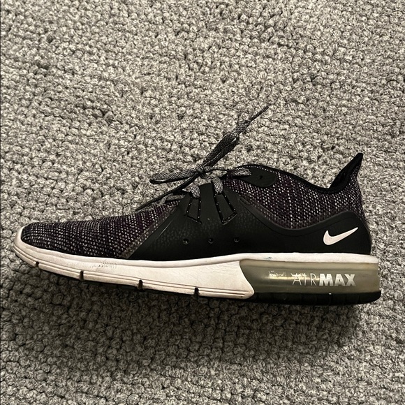 Nike Air Max Black Knit Sneakers - Picture 6 of 11